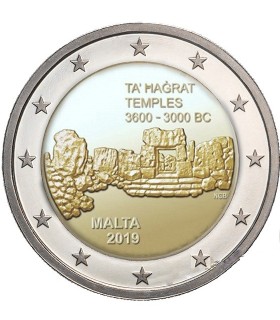 2 Euro Malte 2019 - Temple de Ta'hagrat