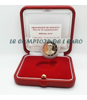 2 Euro Monaco 2019 200e anniversaire de l’accession au trône du prince Honoré V