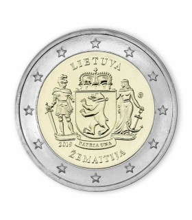 2 Euro Lituanie 2019 - région historique de Zemaitija