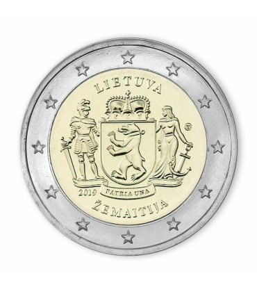 2 Euro Lituanie 2019 - région historique de Zemaitija
