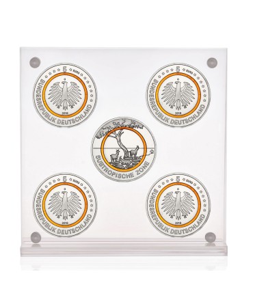 Etuis Plexiglass pour 5 x 5 euro Allemagne