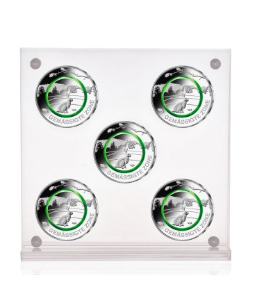 Etuis Plexiglass pour 5 x 5 euro Allemagne