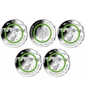 5 x 5 Euro Allemagne 2019 - A,D,F,G,J