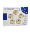 5 x 2 euro BU Allemagne 2019 Mur de Berlin