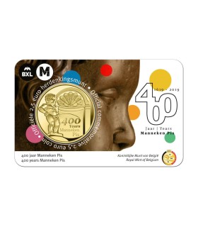 Coincard Flamande 2,50 Euro Belgique 2019 - Manneken Pis