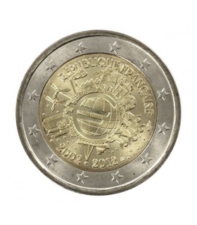 2 Euro "10 ans de l'euro " France 2012 -  
Thème: 2 € commémorative 10 Ans de l'Euro France 2012.
 
 Tirage : 10 000 000 exempla