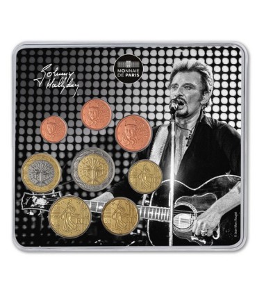 Miniset BU France  Johnny Hallyday Guitare
