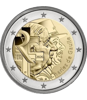 2 Euro France 2020 Belle Epreuve - Charles de Gaulles