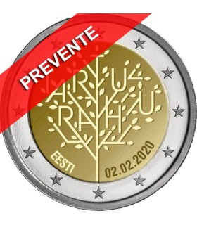 2 Euro Estonie 2020 - 100 ans du Traité de paix de Tartu
