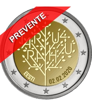 2 Euro Estonie 2020 - 100 ans du Traité de paix de Tartu