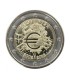 2 Euro "10 ans de l'euro " Slovénie 2012 -  
Thème: 2 € commémorative 10 Ans de l'Euro Slovénie 2012.
 
 Tirage : 1 000 000 exem
