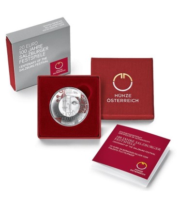 20 Euro Autriche 2020 - Festival de Salzbourg