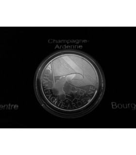 10 Euro CHAMPAGNE ARDENNES - caractéristiques
 
Diamètre: 29,00 mm
Poids: 10,00 g
Métal: Argent 925/1000
Faciale: 10 €
Qualité: 