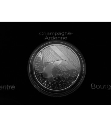 10 Euro CHAMPAGNE ARDENNES - caractéristiques
 
Diamètre: 29,00 mm
Poids: 10,00 g
Métal: Argent 925/1000
Faciale: 10 €
Qualité: 