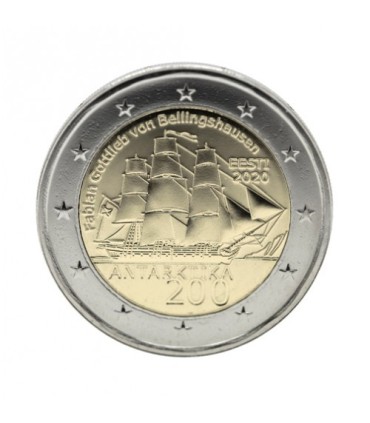2 Euro Estonie 2020 - 200 ans de la découverte de l'antarctique