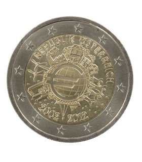 2 Euro "10 ans de l'euro" Autriche 2012 -  
Thème: 2 € commémorative 10 Ans de l'Euro Autriche 2012.
 
 Tirage : 11 300 000 exem