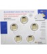 5 x 2 euro Brillant universel BU Allemagne 2020 - Palais de Sanssouci.