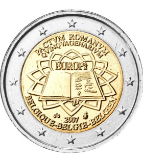 2 Euro Belgique 2007 Traité de Rome -  
Thème: 2 € commémorative au traité de Rome Belgique 2007
 
 Tirage : 6 000 000  exemplai