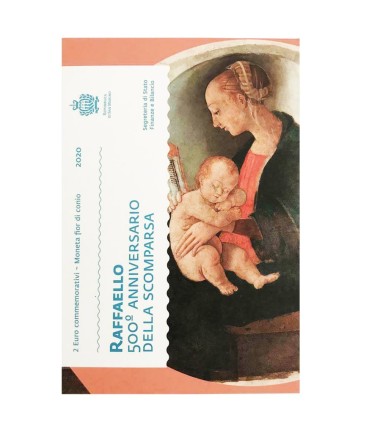 2 Euro Saint Marin 2020 - 500 ans de la mort de Raphaël