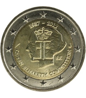 2 Euro Belgique 2012 Reine Elisabeth - 
	 

	Thème: 2 € commémorative Belgique 2012 commémorant le 75ème Anniversaire du concour