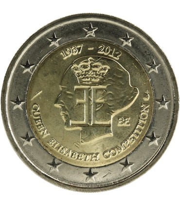 2 Euro Belgique 2012 Reine Elisabeth - 
	 

	Thème: 2 € commémorative Belgique 2012 commémorant le 75ème Anniversaire du concour
