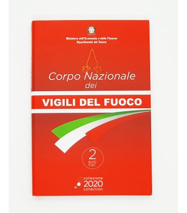 2 Euro Italie 2020 BU -  80 ans du corps des sapeurs pompiers