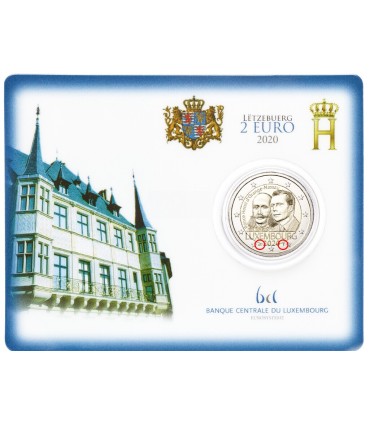 Coincard 2 Euro Luxembourg 2020 -200 e anniversaire de la naissance du Prince Henri