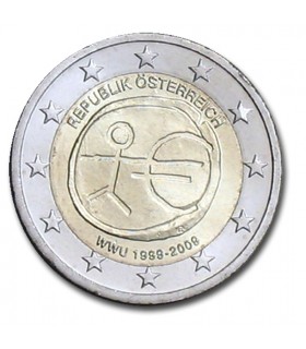 2 Euro EMU Autriche 2009 -  
Thème: 2 € commémorative EMU Autriche 2009
 
 Tirage :5 000 000  exemplaires
 
Description: Tous le
