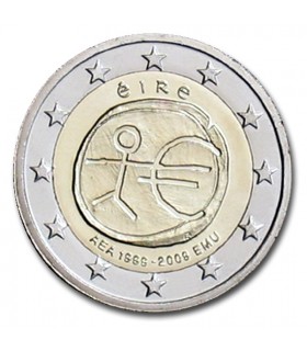 2 Euro EMU Irlande 2009 -  
Thème: 2 € commémorative EMU Irlande 2009.
 
 Tirage : 5 000 000 exemplaires
 
Description:
Tous les