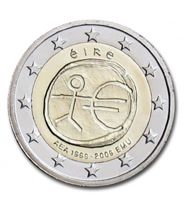 2 Euro EMU Irlande 2009 -  
Thème: 2 € commémorative EMU Irlande 2009.
 
 Tirage : 5 000 000 exemplaires
 
Description:
Tous les
