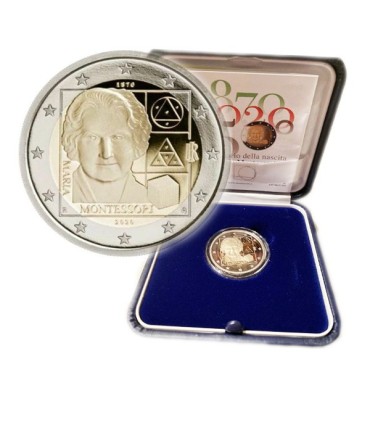 2 Euro Italie 2020 BE - 150 ANS DE LA NAISSANCE DE MARIA MONTESSORI