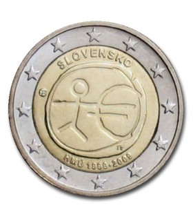 2 Euro EMU Slovaquie 2009 -  
Thème: 2 € commémorative EMU Slovaquie 2009.
 
 Tirage :2 500 000  exemplaires
 
Description: