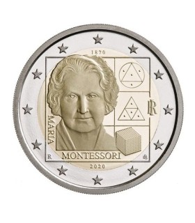 2 Euro Italie 2020 -  150 ans de la naissance de Maria Montessori