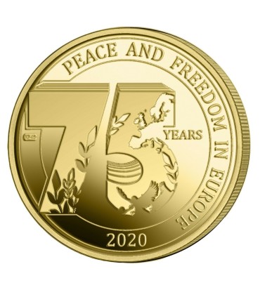 Coincard 2,50 Euro Francaise Belgique 2020 - 75 ans paix et liberté en Europe