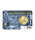 Coincard 2,50 Euro Flamande Belgique 2020 - 75 ans paix et liberté en Europe