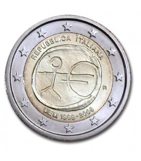 2 Euro EMU italie 2009 -  
Thème: 2 € commémorative EMU Italie 2009.
 
 Tirage : 2 500 000 exemplaires
 
Description:
Tous les p