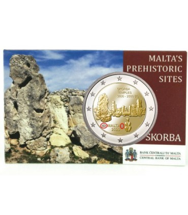 Coincard 2 Euro Malte 2020 - Temple de Skorba