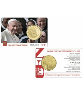 Coincard 50 cents Vatican 2020