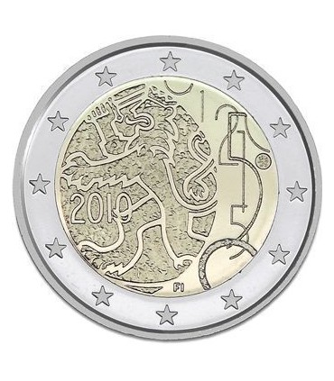 2 Euro Finlande 2010 150 ans Monnaie Finlande - 
	 

	Thème: 2 € commémorative Finlande 2010 commémorant les 150 ans de la créat