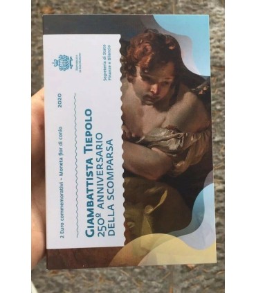 2 Euro Saint Marin 2020 -250 ans de la mort de Jean-Baptiste Tiepolo