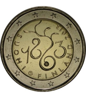 2 Euro Finlande 2013 150 ans du Parlement -  
Thème: Pièce de 2 € commémorative de Finlande 2013 commémorant le 150ème anniversa