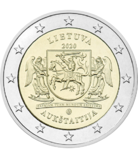 2 Euro Lituanie 2020 - Région de Aukstaitija