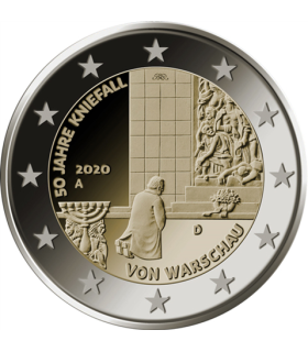 2 euro Allemagne 2020 - 50 ans de la Génuflexion de Willy Brandt