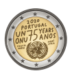 2 Euro Portugal 2020 - 75 ans de l'ONU