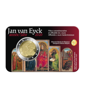 Coincard Francaise 2 Euro Belgique 2020 - Jan van Eyck