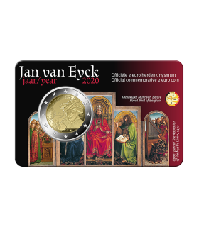 Coincard Flamande 2 Euro Belgique 2020 - Jan van Eyck