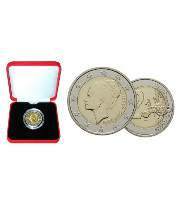 2 Euro Monaco Grace kelly 2007 -  2 Euro commémorative de Monaco " princesse Grace kelly" 2007 
 Superbe pièce livrée dans son 