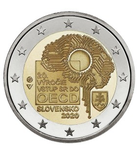 2 Euro Slovaquie 2020 - 20 ans de l'adhésion à l'OCDE