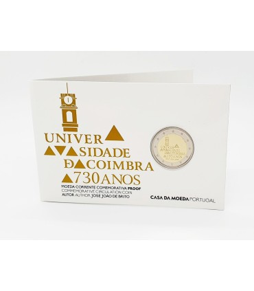 2 Euro Belle Epreuve Portugal 2020 - 730 ans de l'université de Coimbra