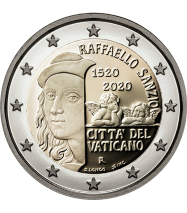 2 Euro Vatican 2020 - 500 ans de la mort de Raphaël